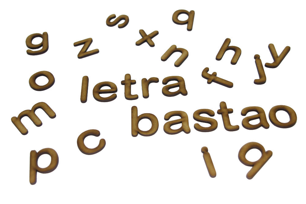 Alfabeto Móvel Letra Bastão - Minúscula